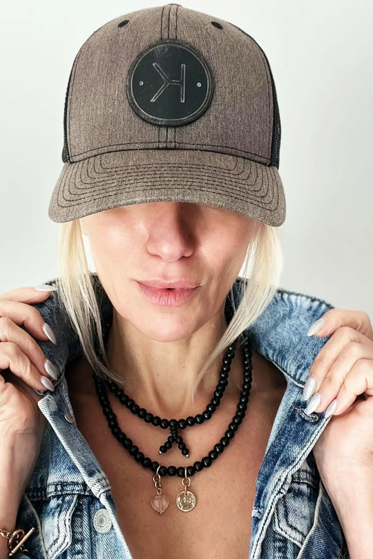 F*ck It Heart Wood Boho Wrap Bracelet/Necklace - wood boho