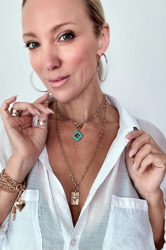 Take a Deep Breath and Let That Shit Go Original Lite Necklace - original lite