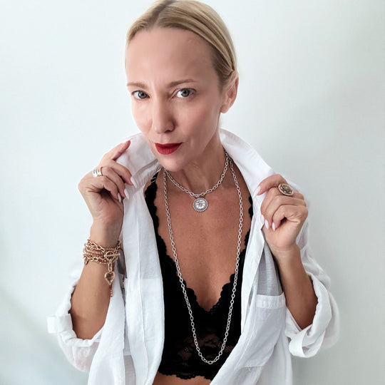 I Am Worthy Sun Essential Necklace - MELISSA JEAN