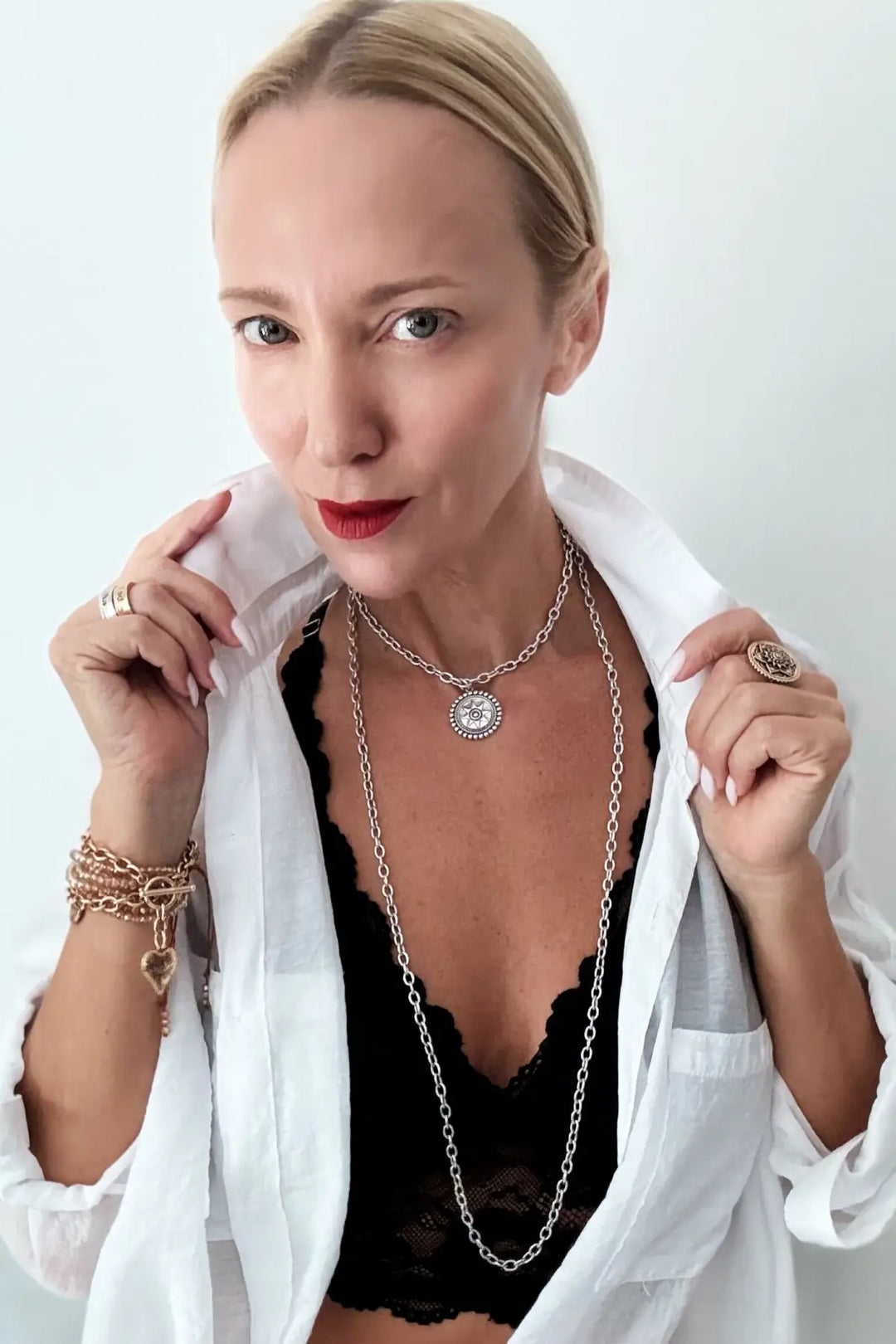 I Am Worthy Sun Essential Necklace - essential