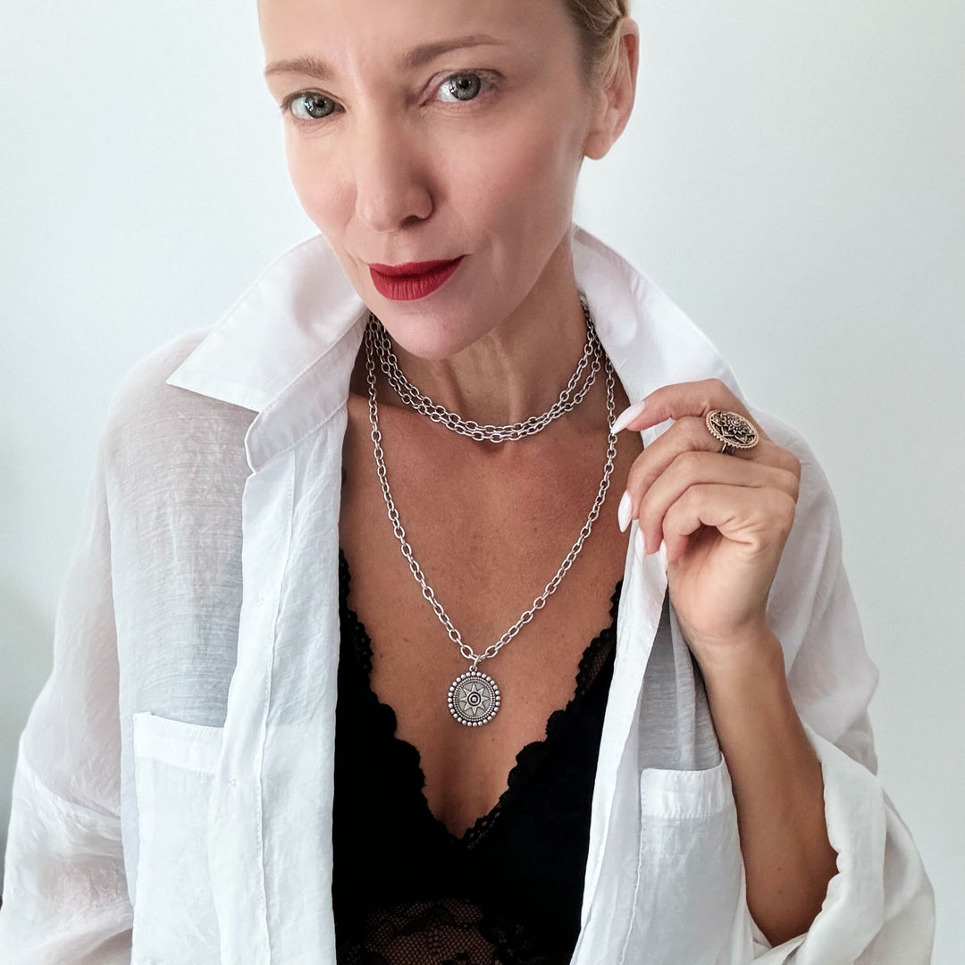 I Am Worthy Sun Essential Necklace - MELISSA JEAN