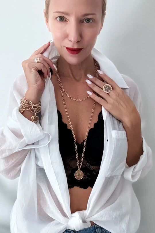 I Am Worthy Sun Essential Necklace - essential