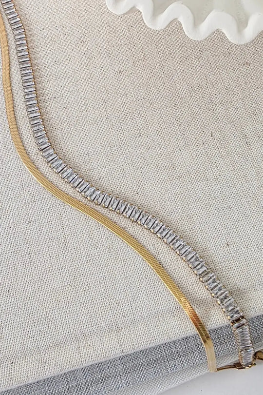 Pinch Me Layered Necklace - WATERPROOF - Gold - Necklace