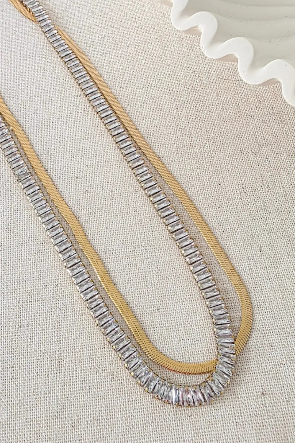 Pinch Me Layered Necklace - WATERPROOF - Gold - Necklace