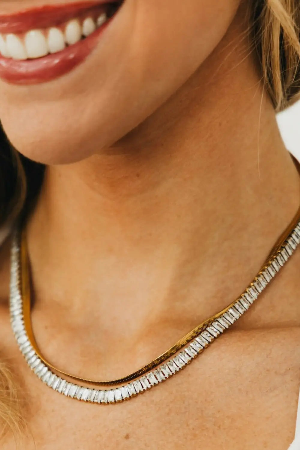 Pinch Me Layered Necklace - WATERPROOF - Gold - Necklace