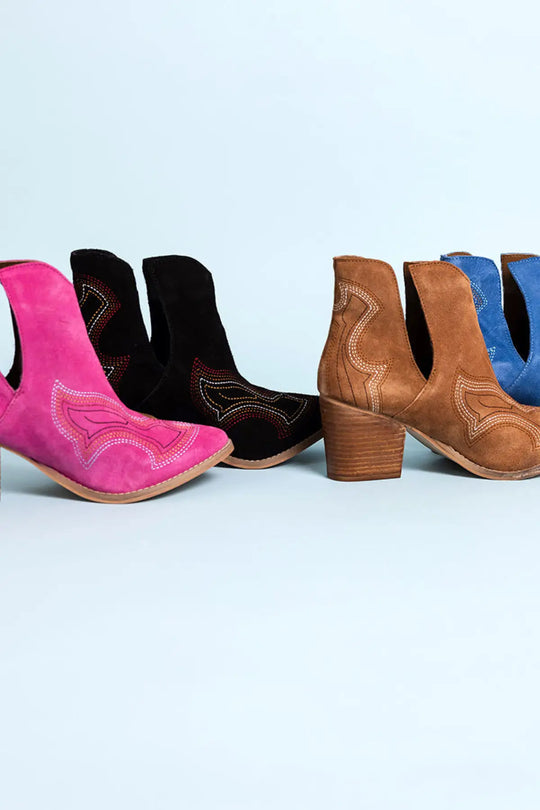 Journee Ankle Boots in Tan - 110 Fashion Boots