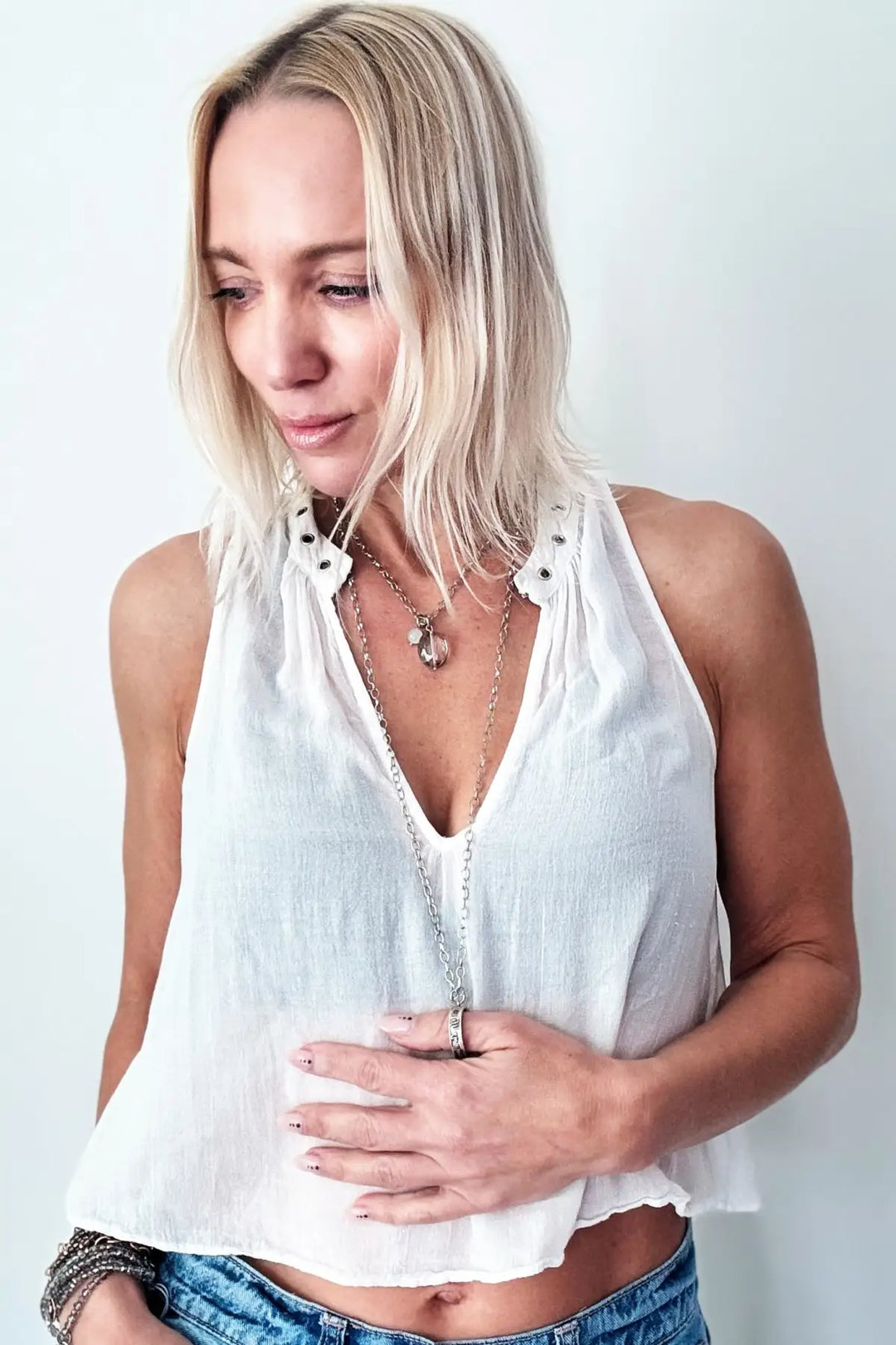 I Welcome Miracles Ring Original Necklace - original