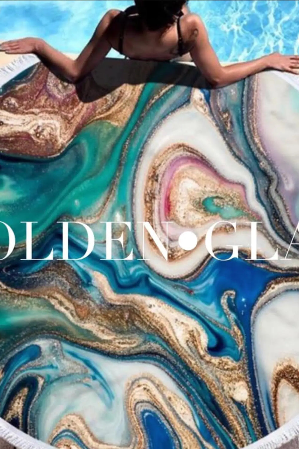 Geode Round Beach Towels * Multiple Colors - Melissa Jean Boutique