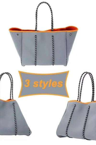 Neoprene Multi-Purpose Tote Bags ***Multiple Colors*** - Melissa Jean Boutique