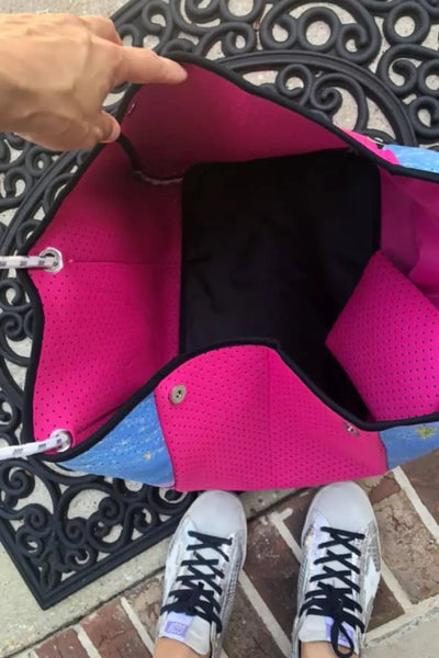 Neoprene Multi-Purpose Tote Bags ***Multiple Colors*** - Melissa Jean Boutique