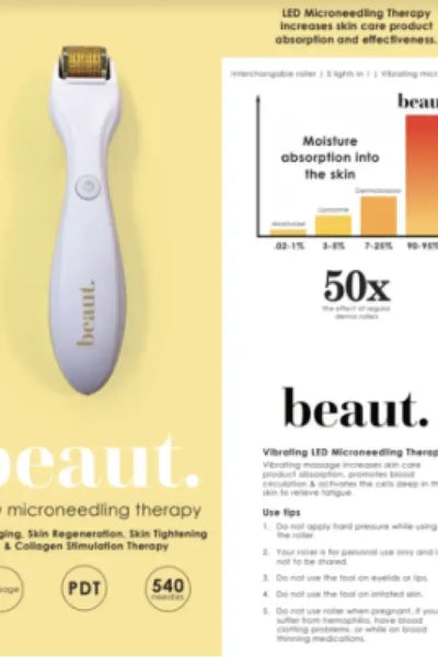 LED Micro-needling Red Light Therapy Roller - Melissa Jean Boutique