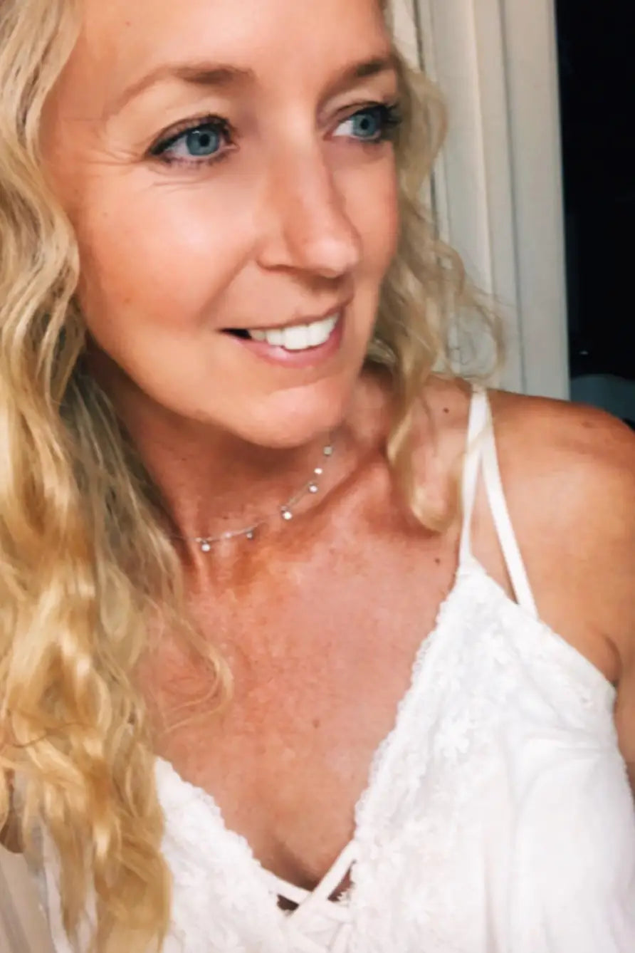 Samantha Silver CZ Choker Necklace - Melissa Jean Boutique