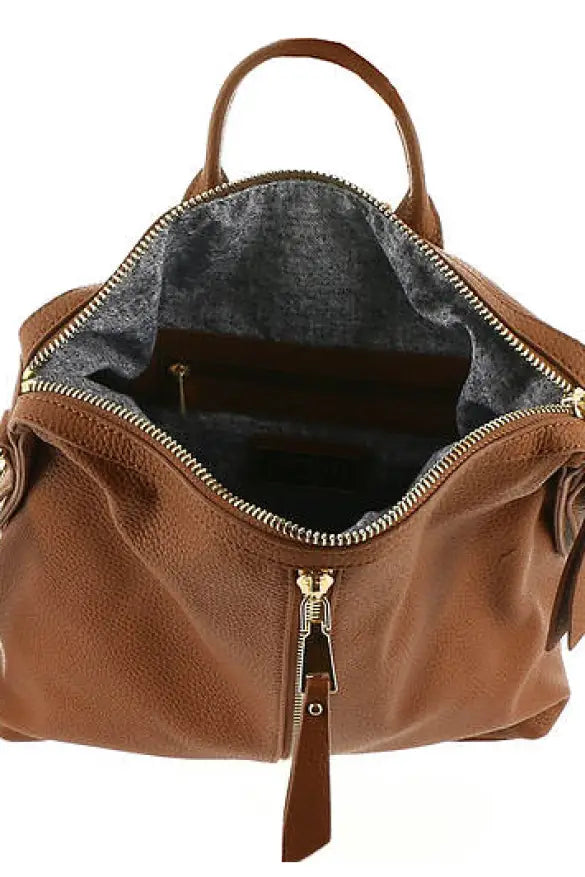Kenzie Luxury Vegan Backpack with Strap - Melissa Jean Boutique