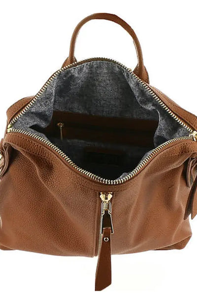 Kenzie Luxury Vegan Backpack with Strap - Melissa Jean Boutique