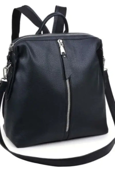 Kenzie Luxury Vegan Backpack with Strap - Melissa Jean Boutique