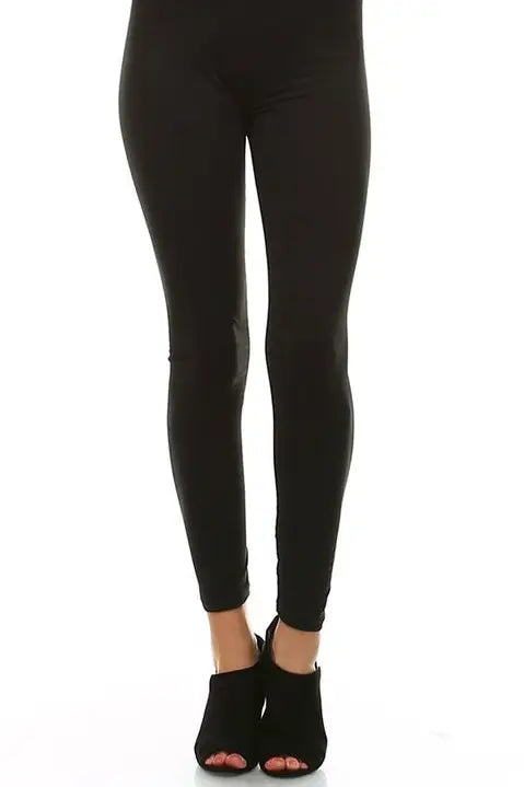 Smooth As Butter Black Leggings - Bottoms