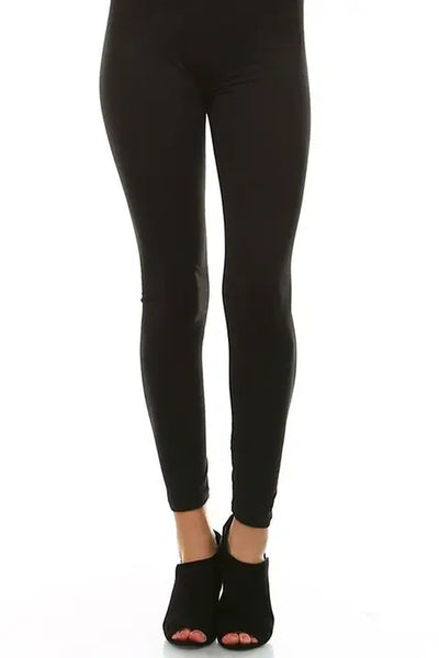 Smooth As Butter Black Leggings - Bottoms
