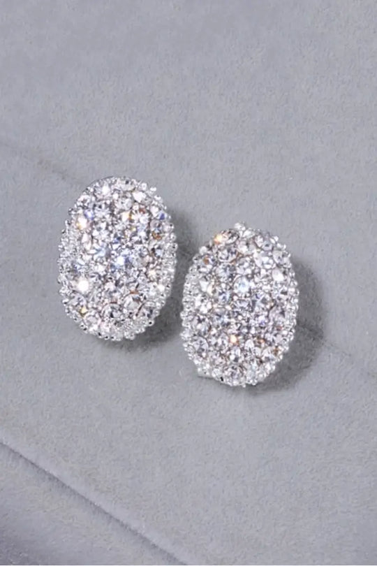 Romantic CZ Stud Earrings - Jewelry