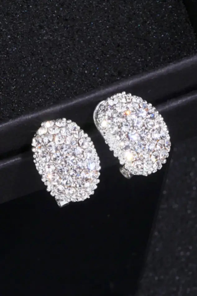 Romantic CZ Stud Earrings - Jewelry