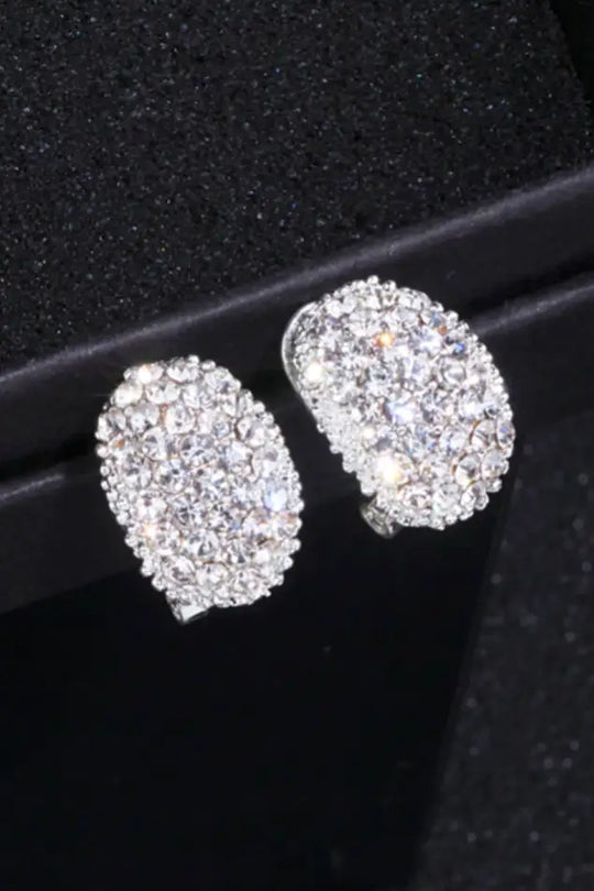 Romantic CZ Stud Earrings - Jewelry