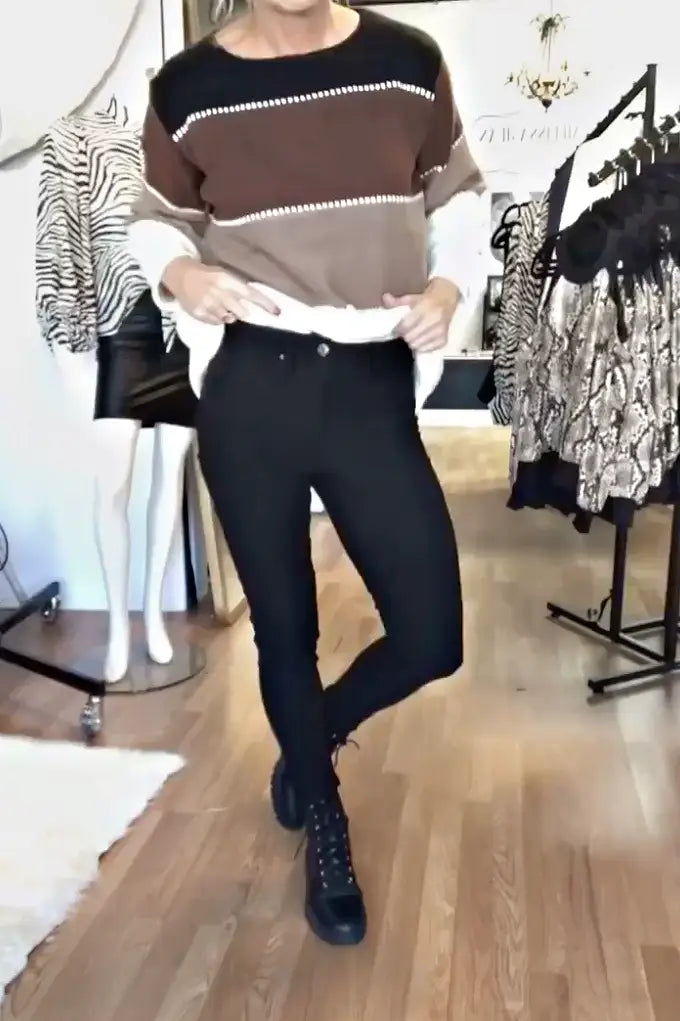 Royalty Black Skinny Jeans - Bottoms