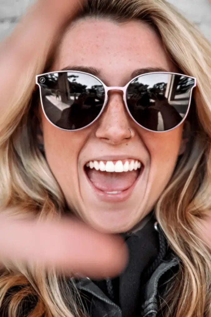 Blushing Bella Sunglasses by Blenders - Sunglasses