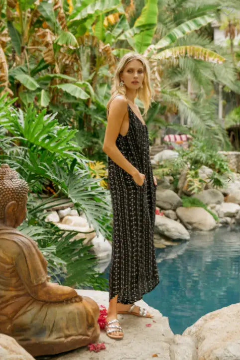 Jillian Black Jumpsuit - Melissa Jean Boutique