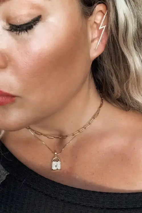 Lexi Paperclip Gold Necklace - Jewelry