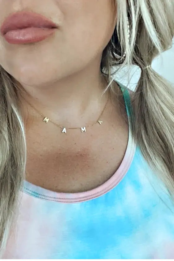 MAMA Necklace in Gold & Silver - Jewelry