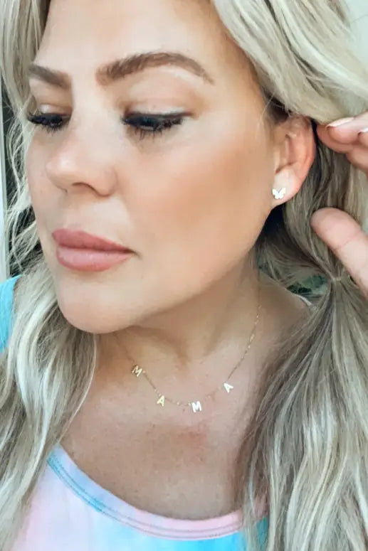 MAMA Necklace in Gold & Silver - Jewelry