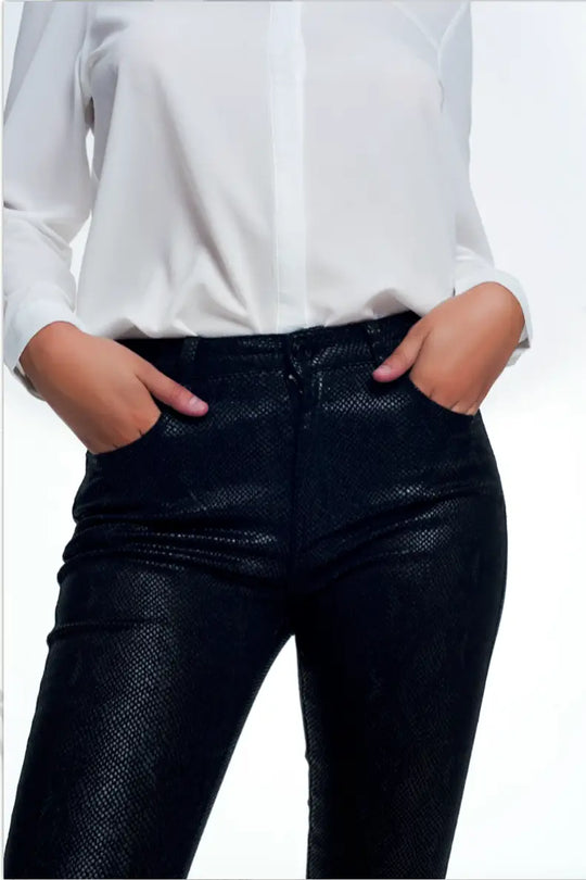 Black Snake Pants - Bottoms