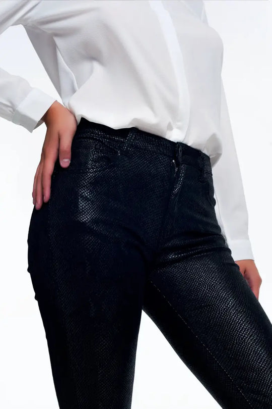 Black Snake Pants - Bottoms