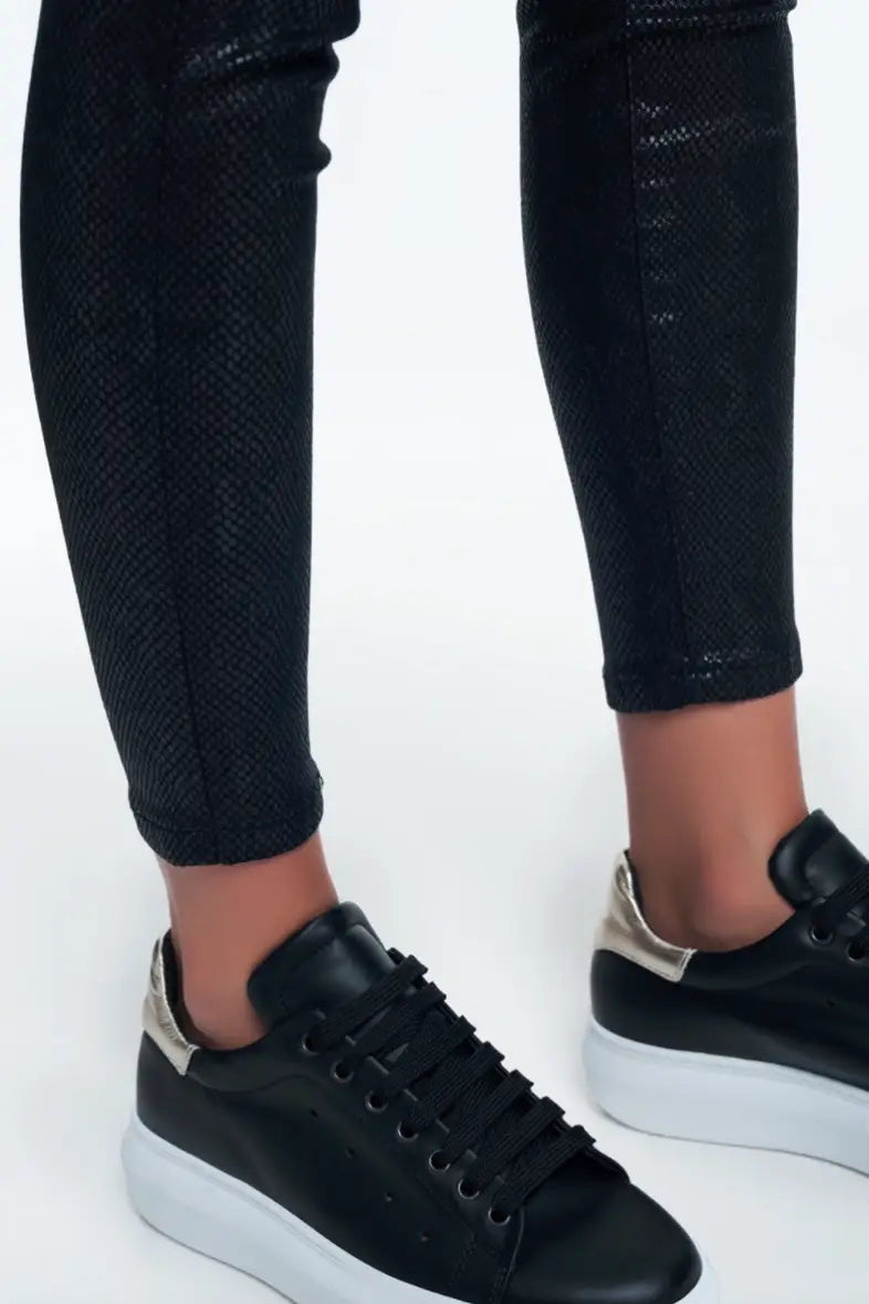 Black Snake Pants - Bottoms