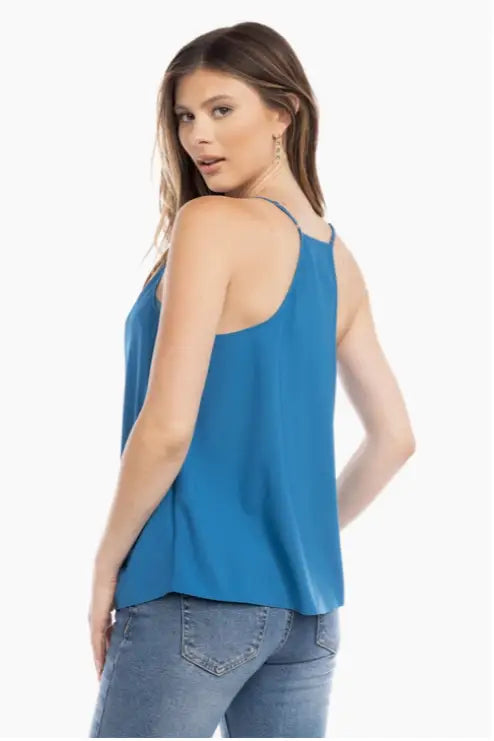 Pear Green Cowl Neck Cami - Tops