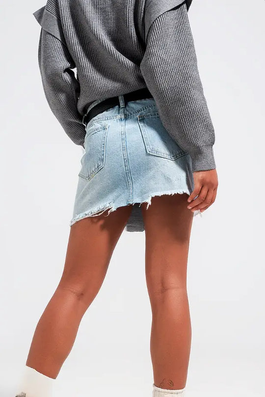 Urban Nights Denim Skirt - Bottoms