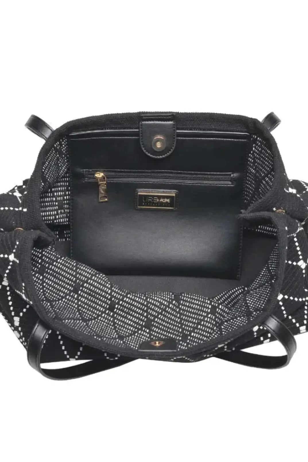 Pauline Black and White Tote Bag - Bags & Belts