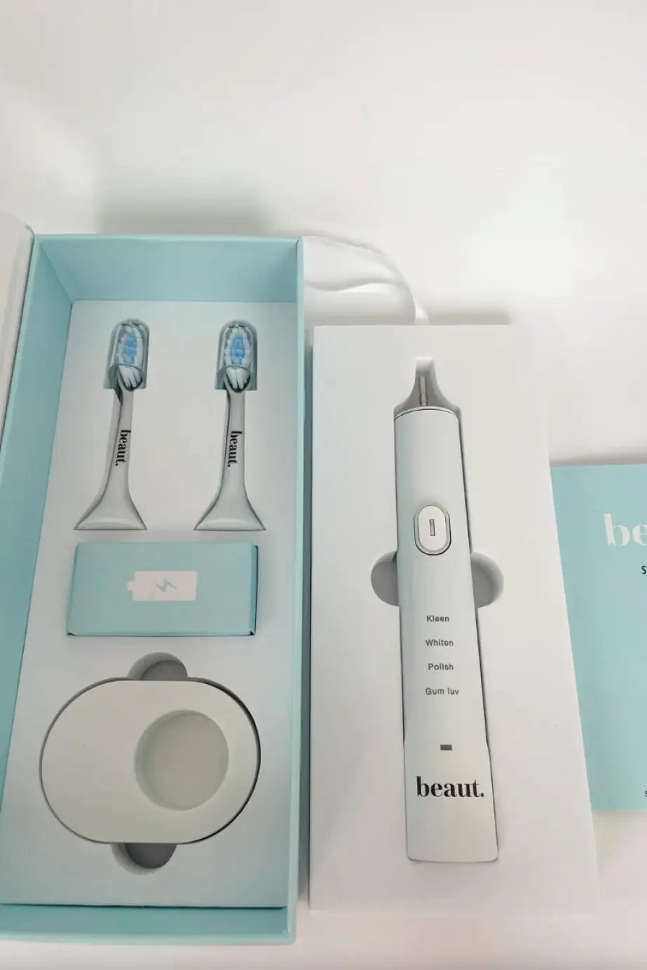 Smile Kleen Sonic Toothbrush in Pink or White - Beauty