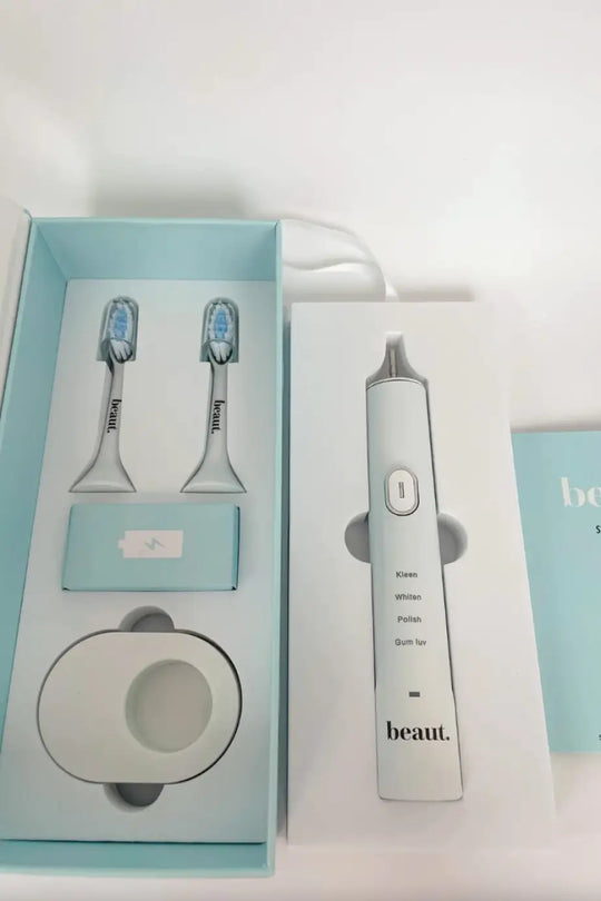 Smile Kleen Sonic Toothbrush in Pink or White - Beauty