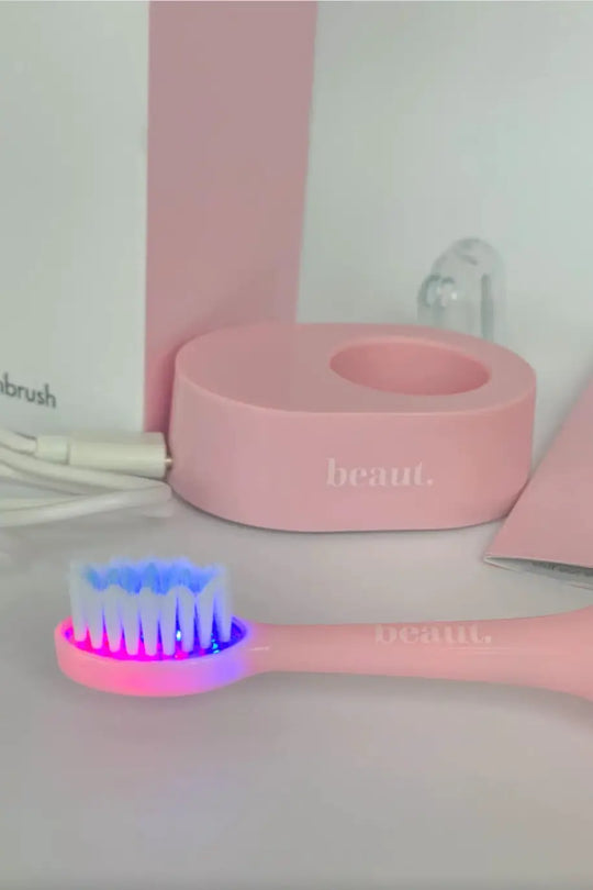 Smile Kleen Sonic Toothbrush in Pink or White - Beauty