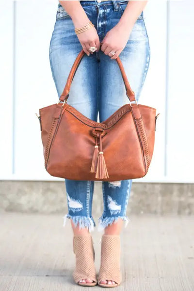 Hamptons Cognac Handbag - Handbags Wallets & Cases