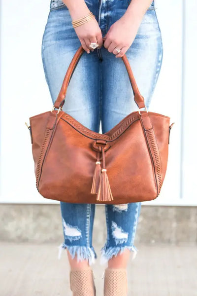 Hamptons Cognac Handbag - Handbags Wallets & Cases