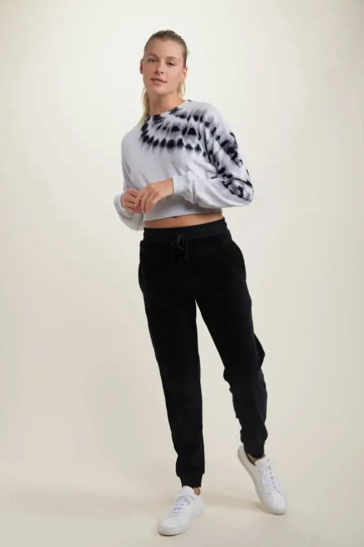 Black Fleece Joggers - Bottoms