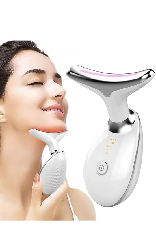 Beauty Glo Luxe Face and Neck Massager - White *Pre-Order - Beauty