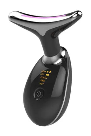 Beauty Glo Luxe Face and Neck Massager - Black - Beauty