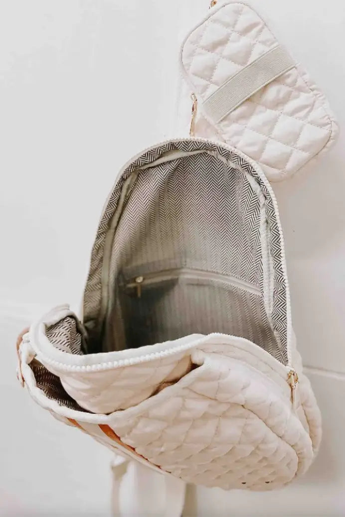 Pickleball Quilted Sling Bag - Bags & Belts