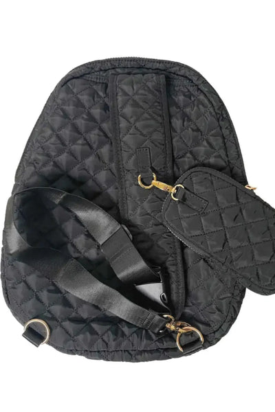 Pickleball Quilted Sling Bag - Bags & Belts