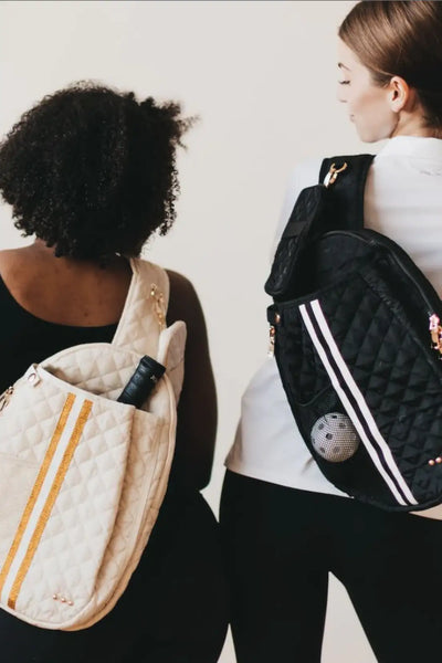 Pickleball Quilted Sling Bag - Bags & Belts