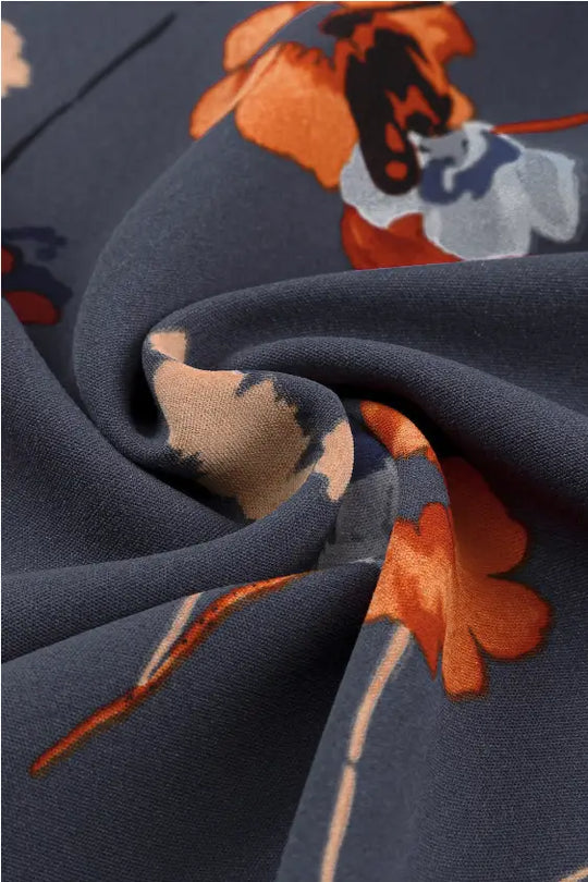 Blue Floral Lace Camisole Tank - Shirts & Tops