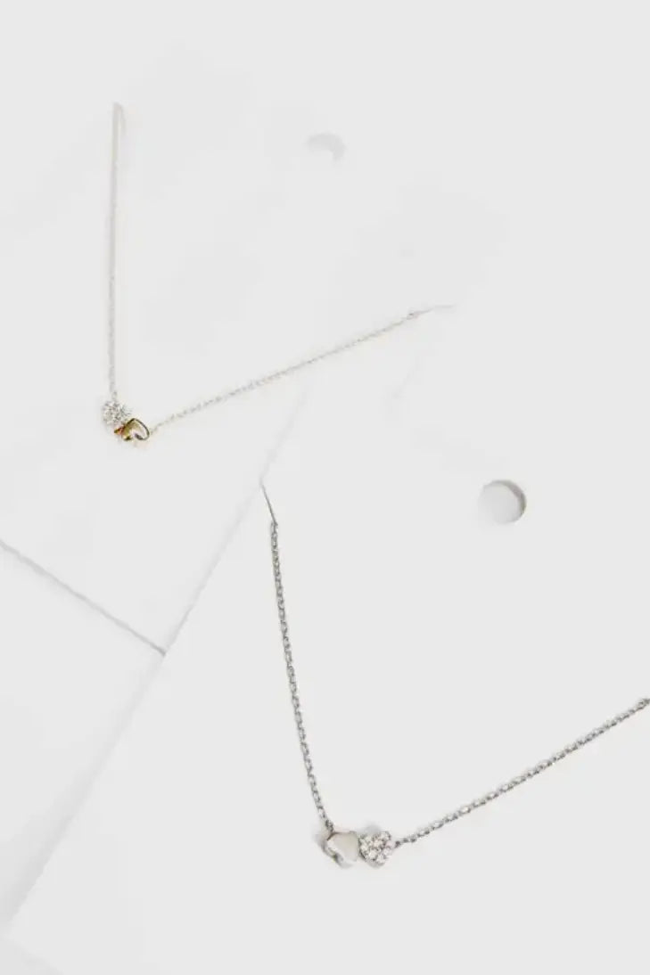 Two Hearts Sweethearts Necklace - Jewelry