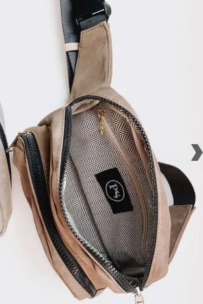 Tuscany Cream Sling Bag - Bags & Belts
